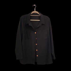 BLOOMCHIC Forest Green Button-Up Shirt - Size US18-20